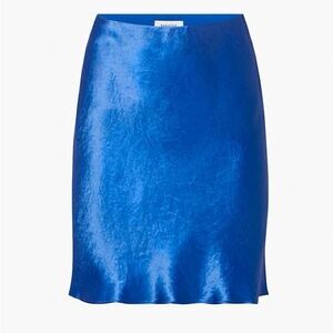 Babaton Slip Mini skirt size 2 in bright sapphire blue